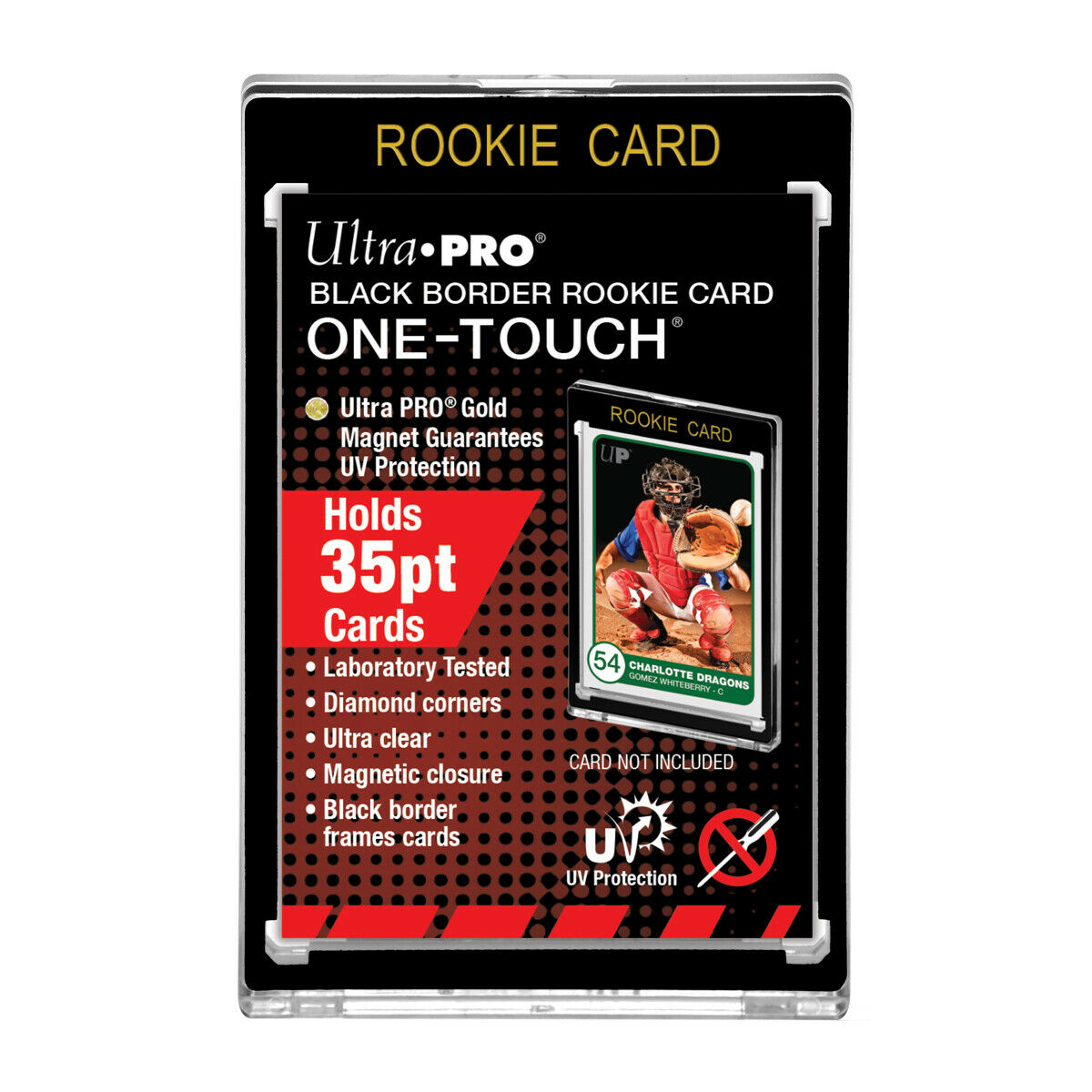 Ultra Pro One-Touch Rookie Card Holder - Black Border